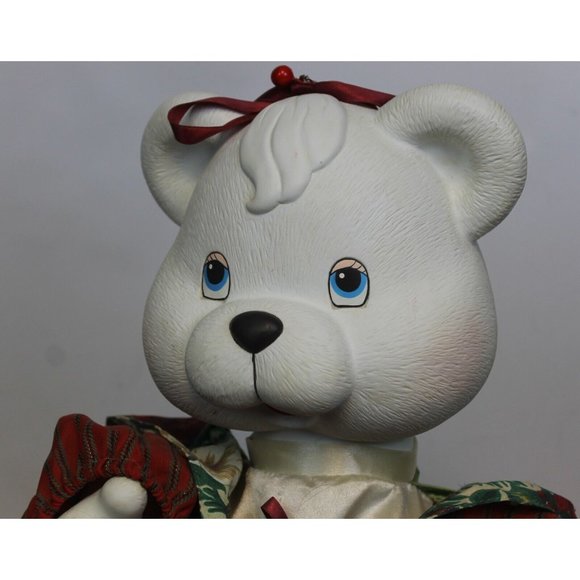 VTG 80s Working Christmas Animate Mouse 24.5" Standing Holiday Seasonal Decor - Picture 6 of 8